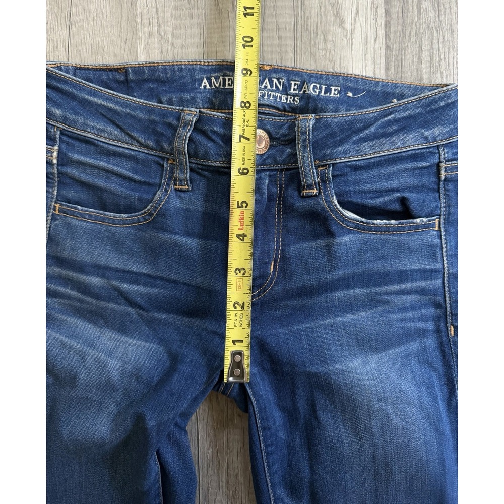 American Eagle Outfitters Womens Blue  Skinny & Jegging Jeans Size 2 Lot Of 2 - Picture 6 of 16